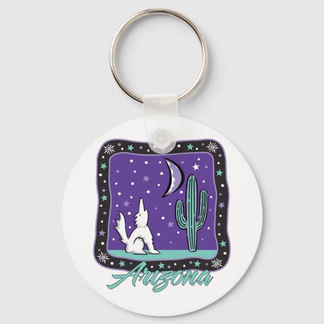 AZ-Coyote Key Ring (Front)
