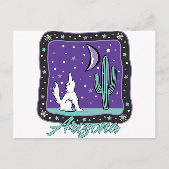 AZ-Coyote Postcard (Front)