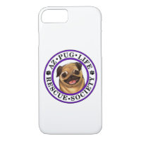 AZ Pug Life simple cell phone case