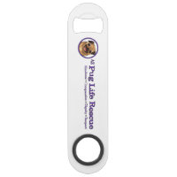 AZ Pug Life stainless steel speed bottle opener