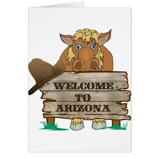 AZ- Welcome to Arizona Horse (Front)