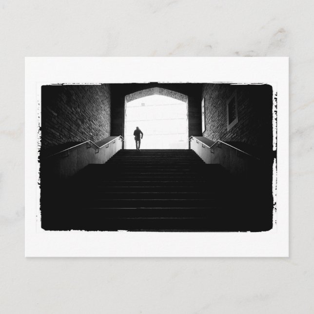 aza black and white photography postcard (Front)