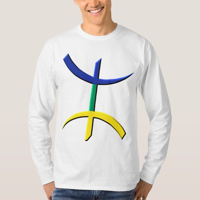aza tricolore kabyle T-Shirt (Front)