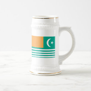 Azad Kashmir Flag Beer Stein