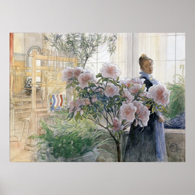 Azalea by Carl Larsson Poster (Front)