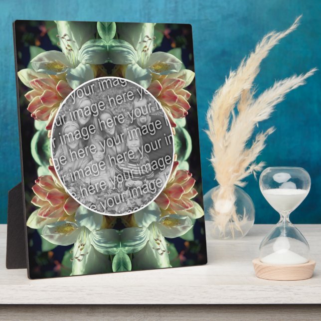 Azalea Flower Blossoms Create Your Own Photo Plaque (Side)