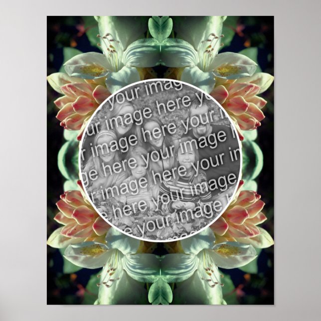 Azalea Flower Blossoms Create Your Own Photo Poster (Front)