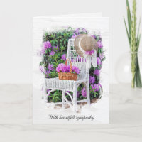 Azalea Garden With Chair and Hat