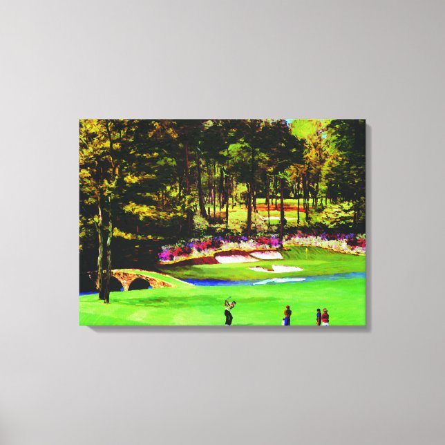 Azaleas On The 12th on Canvas Replica Print (Front)