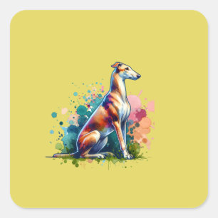 Azawakh Dog Square Sticker