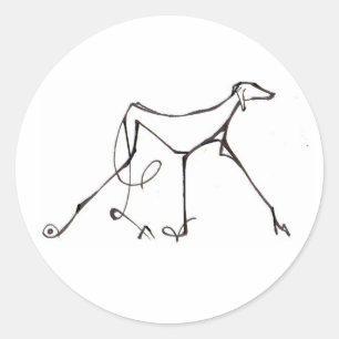 Azawakh Sticker by David Moore