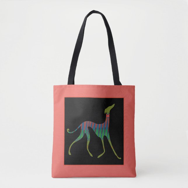 Azawakh stylized “Oska " Tote Bag (Front)