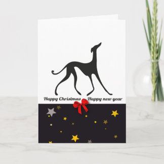 Azawakh YIN Joyeuses fêtes Holiday Card