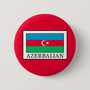 Azerbaijan 6 Cm Round Badge