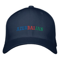 Azerbaijan Embroidered Baseball Hat