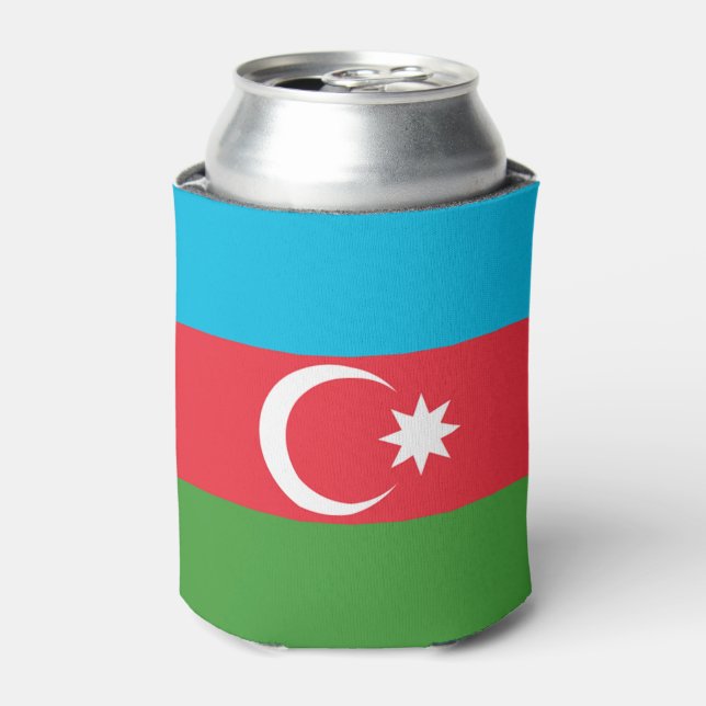 Azerbaijan Flag Can Cooler (Can Front)