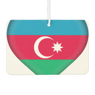 Azerbaijan Flag Car Air Freshener