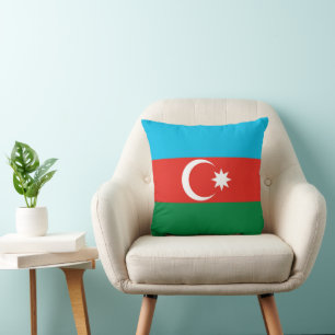 Azerbaijan flag cushion