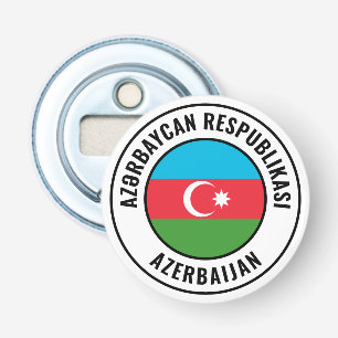 Azerbaijan Flag Gorgeous Patriotic Bottle Opener