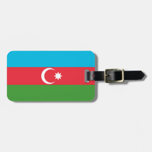 Azerbaijan Flag Luggage Tag