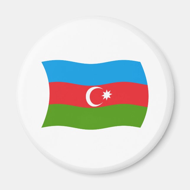 Azerbaijan Flag Magnet (Front)