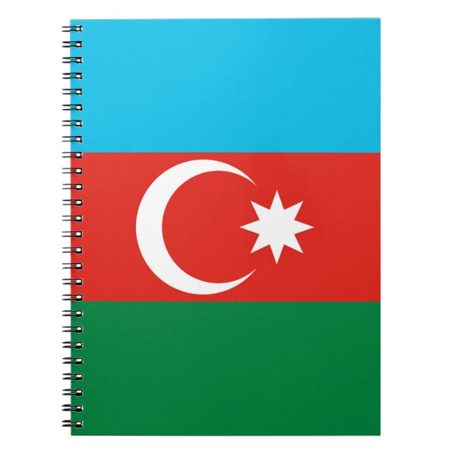 Azerbaijan flag notebook (Front)