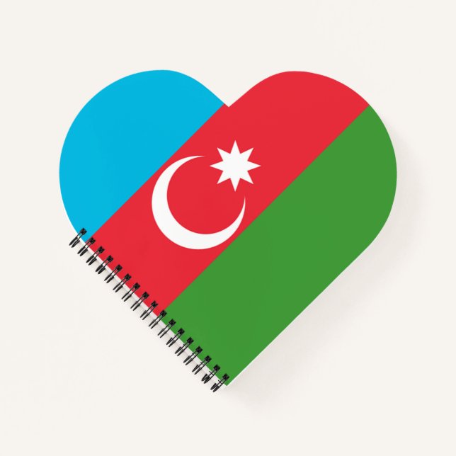 Azerbaijan Flag Notebook (Front)