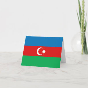 Azerbaijan Flag Notecard