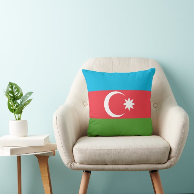 Azerbaijan Flag on MoJo Pillow (Chair)