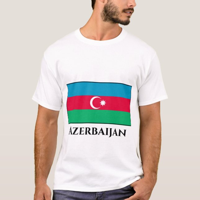 Azerbaijan Flag T-Shirt (Front)