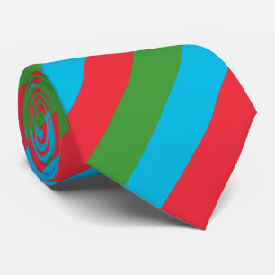 Azerbaijan Flag Tie