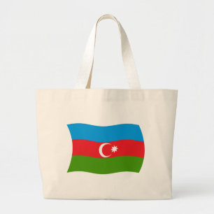Azerbaijan Flag Tote Bag