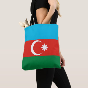 Azerbaijan flag tote bag