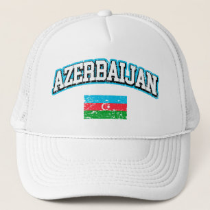Azerbaijan Flag Trucker Hat