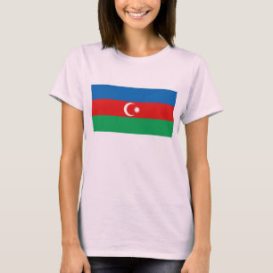 Azerbaijan Flag x Map T-Shirt