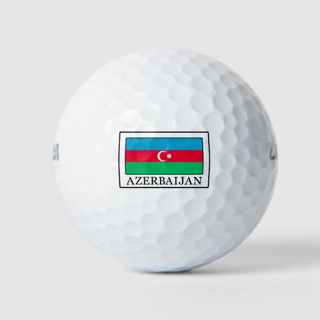Azerbaijan Golf Balls (Front)