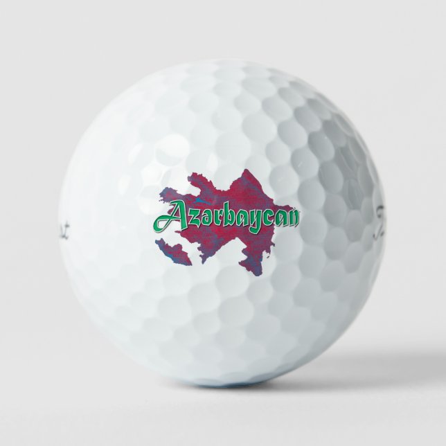 Azerbaijan Golf Balls (Front)
