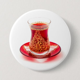 Azerbaijani tea 7.5 cm round badge