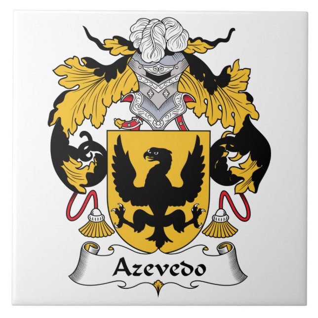 Azevedo Family Crest Tile (Front)