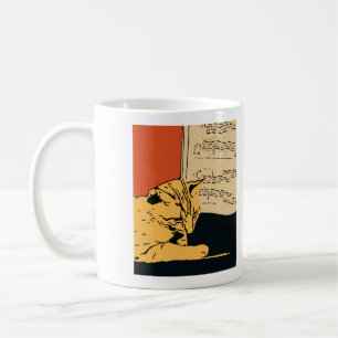 AZI Piano Cat mug