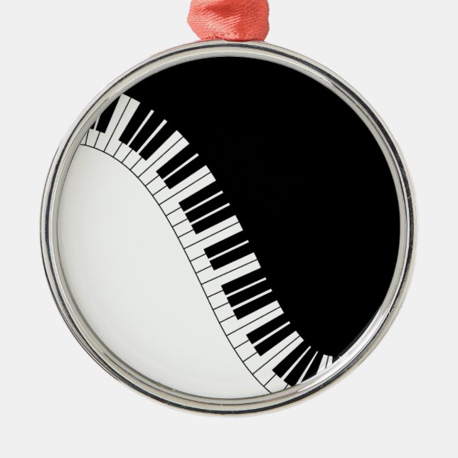 Aziza Keyboard Instruments Metal Tree Decoration (Front)