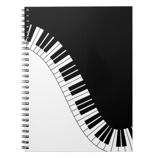 Aziza Keyboard Instruments Spiral Notebook (Front)