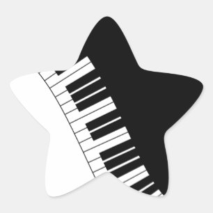 Aziza Keyboard Instruments Star Sticker