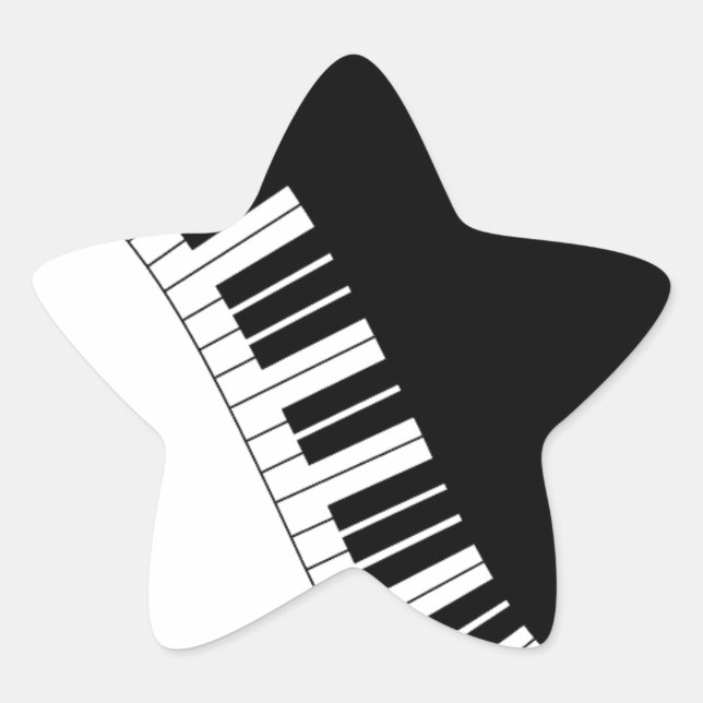 Aziza Keyboard Instruments Star Sticker (Front)