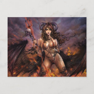 Azmodeus Dark Angels "Charon" Postcard
