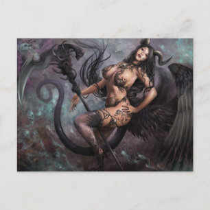 Azmodeus Dark Angels "Helchen", Postcard