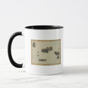 Azore Islands Atlas Map Mug