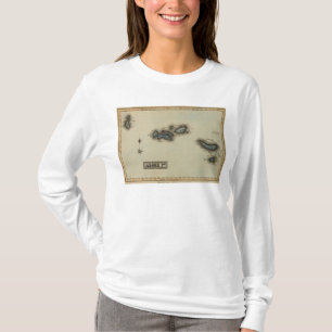 Azore Islands Atlas Map T-Shirt