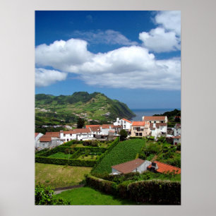Azorean landscape poster