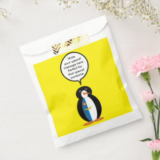 Azorean Talking Ms Penguin Personalised Favour Bags